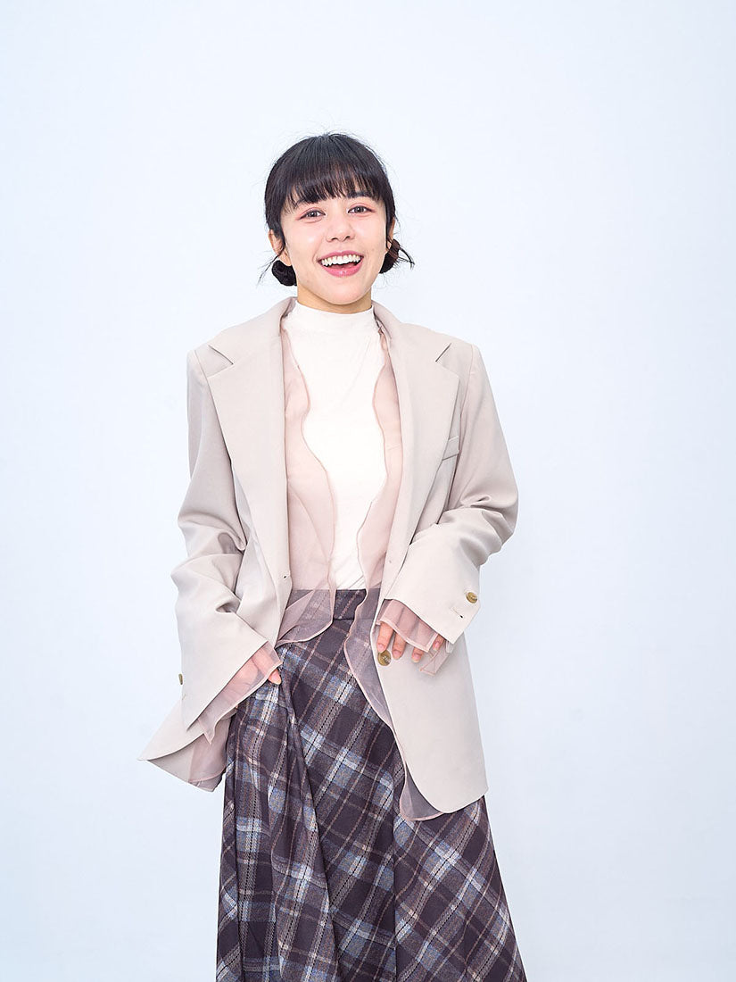 Organza Trim Blazer (3 Colours)