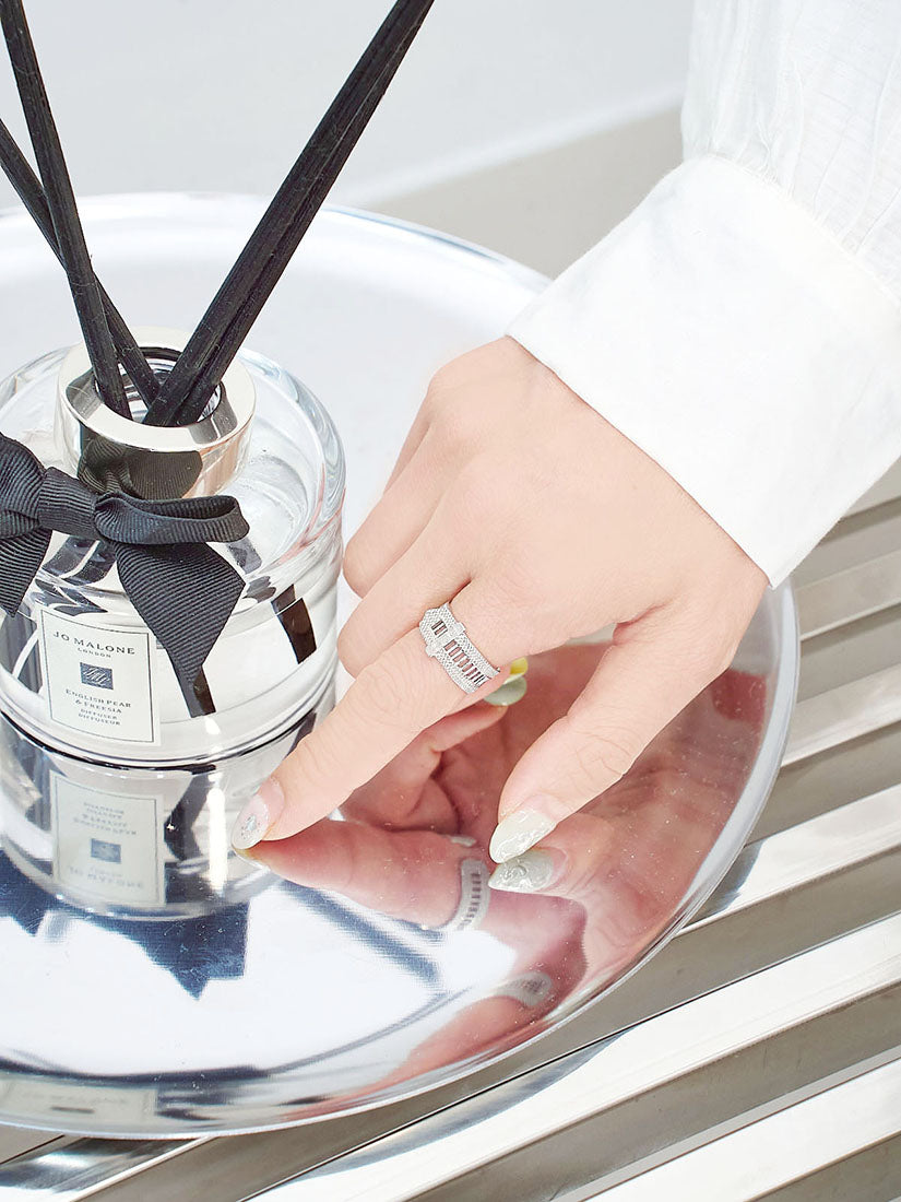 Silver Watchband Ring