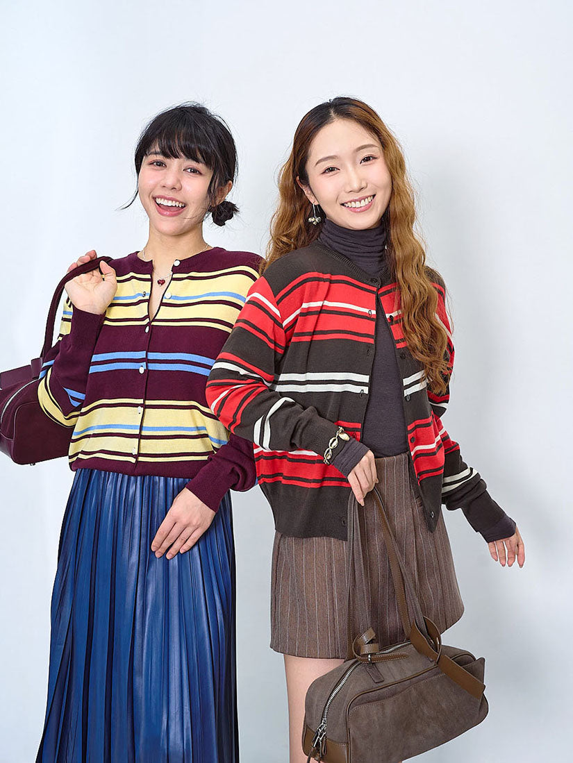 Mixed Stripe Cardigan (3 Colours)