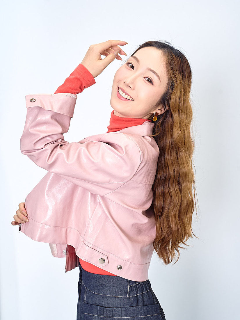 Leather Zip Up Crop Jacket (2 Colours)