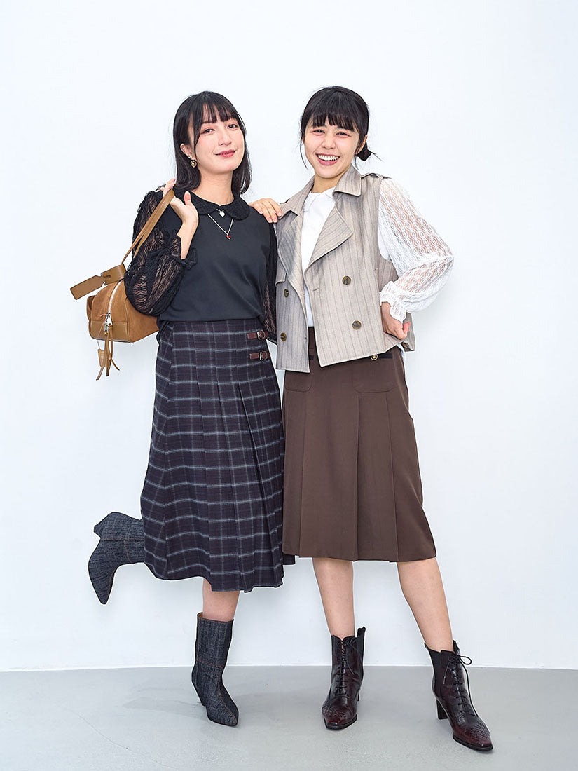 Lace Collar Lace Sleeve Top (2 Colours)