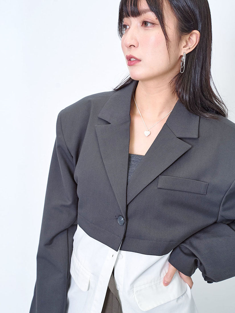 Colourblocked Blazer (2 Colours)