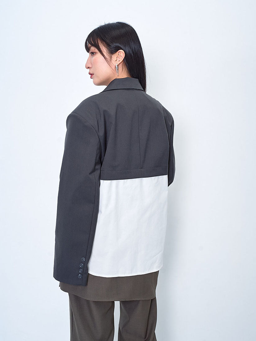 Colourblocked Blazer (2 Colours)
