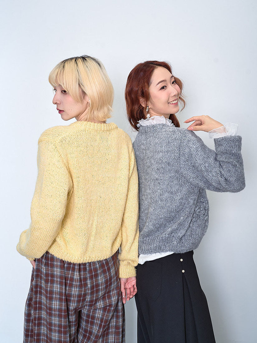 Floral Embroidered Airy Cardigan (3 Colours)