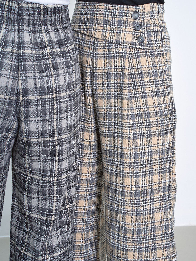 Woollen Tweed Pants (2 Colours)