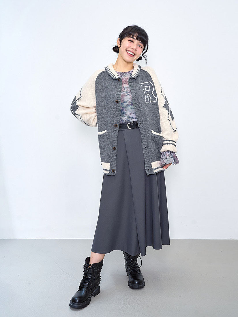 Belted Pleated Flare Skirt (2 Colours)