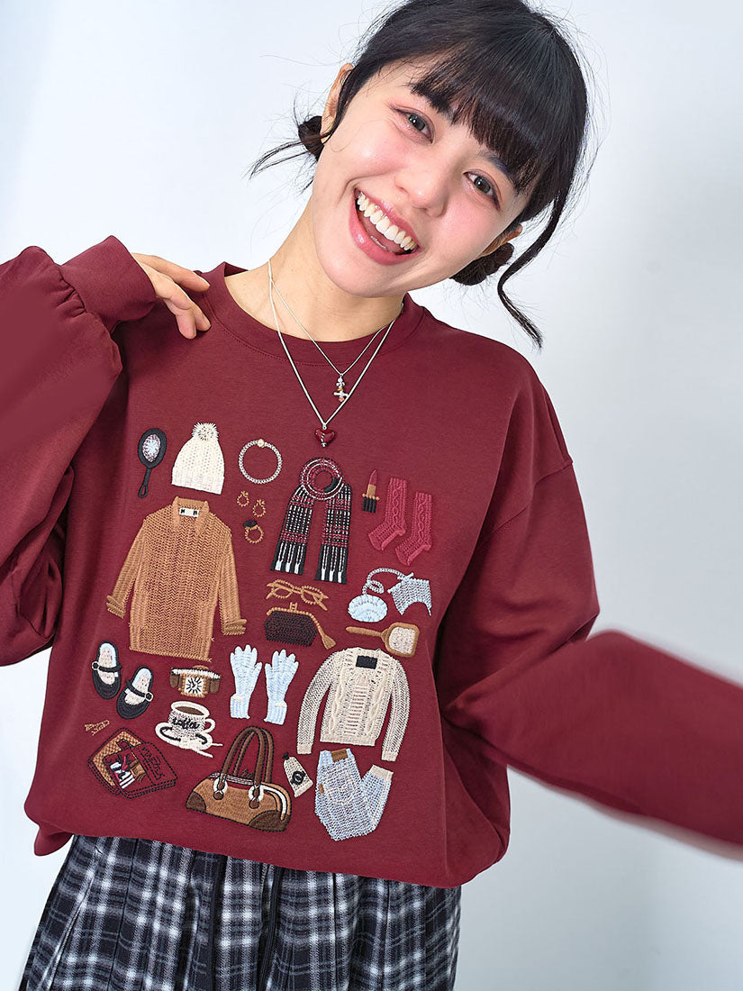 Apparel Embroidered Sweatshirt (2 Colours)