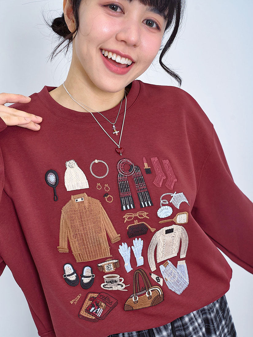 Apparel Embroidered Sweatshirt (2 Colours)