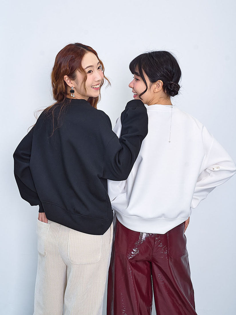 Camellia Perfume Embellished Sweatshirt (2 Colours)