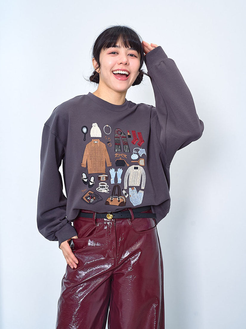 Apparel Embroidered Sweatshirt (2 Colours)