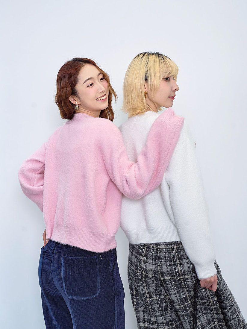 Fluffy Puppy Printed Sweater (2 Colours)