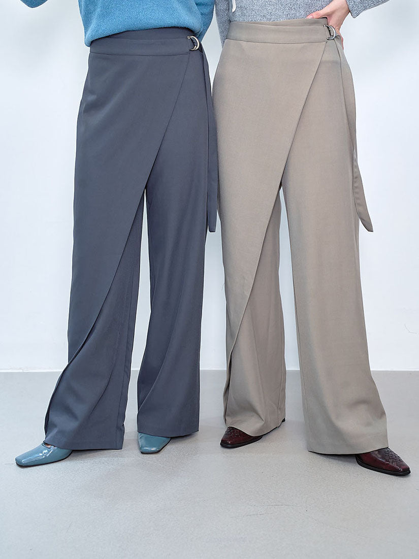 Wrap Wide Leg Pants (2 Colours)