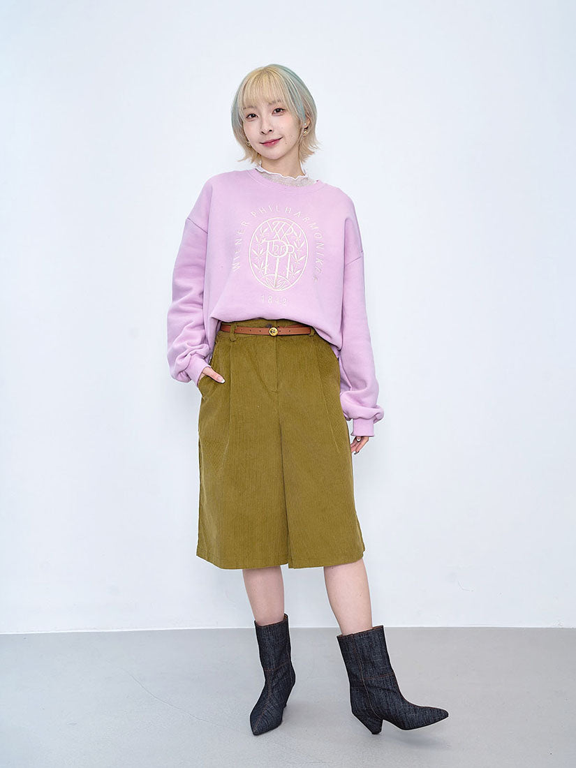 Corduroy Bermuda Shorts