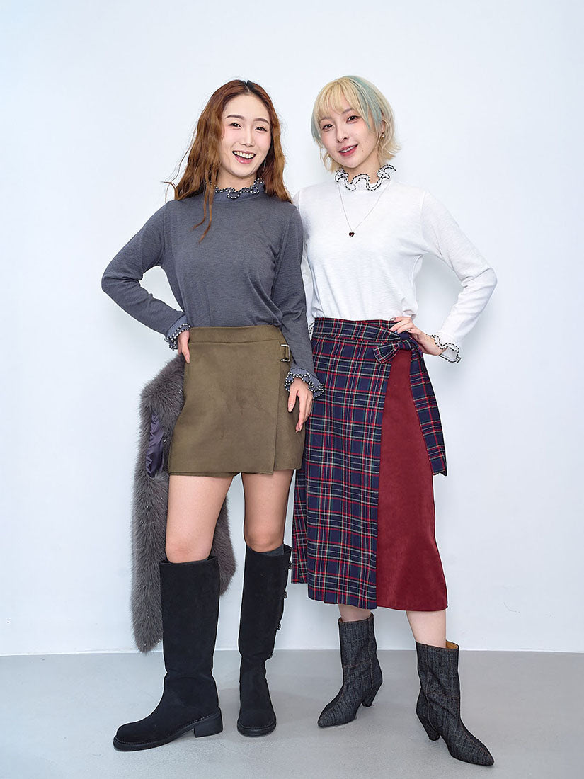 Chiffon Pleated Ruffle Collar Cuff Top (3 Colours)