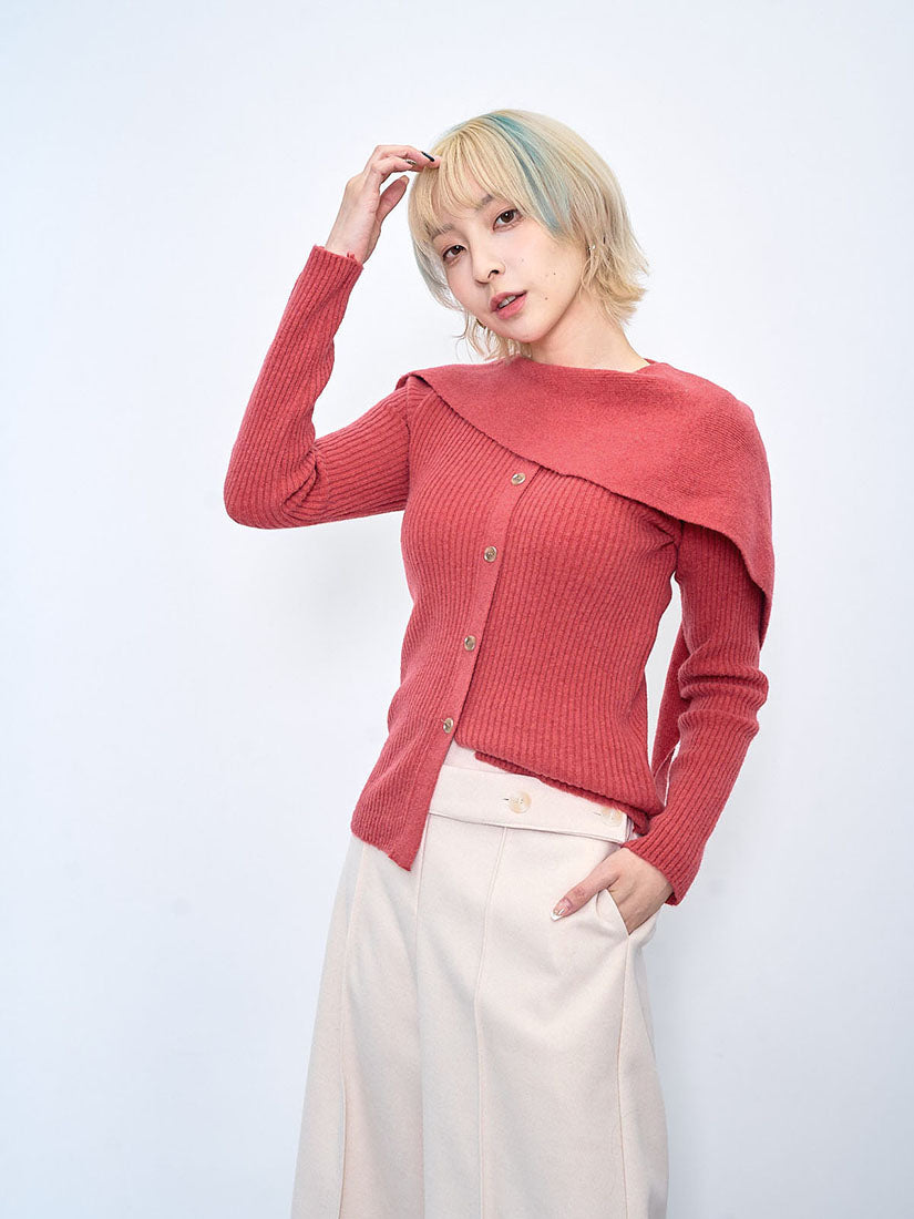 Scarf Collar Sweater (2 Colours)