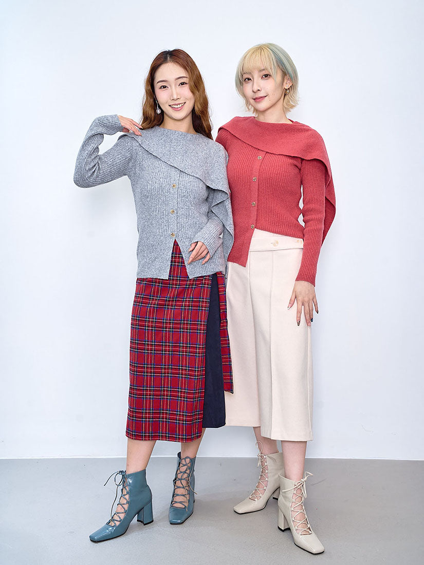 Scarf Collar Sweater (2 Colours)