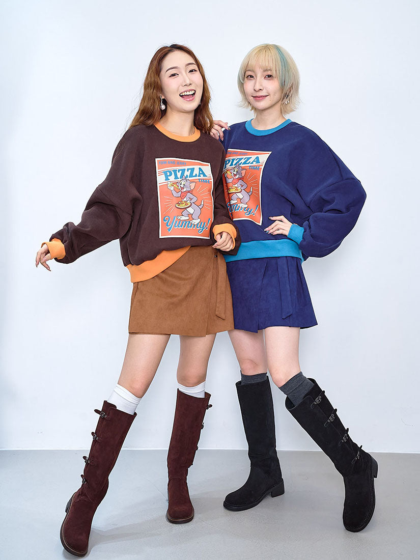 Tom and Jerry Printed Sweatshirt (2 Colours)