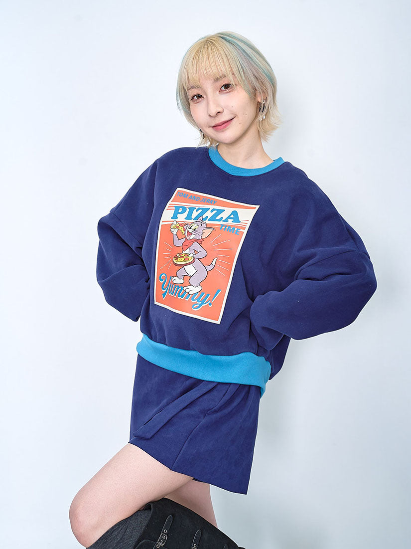Tom and Jerry Printed Sweatshirt (2 Colours)