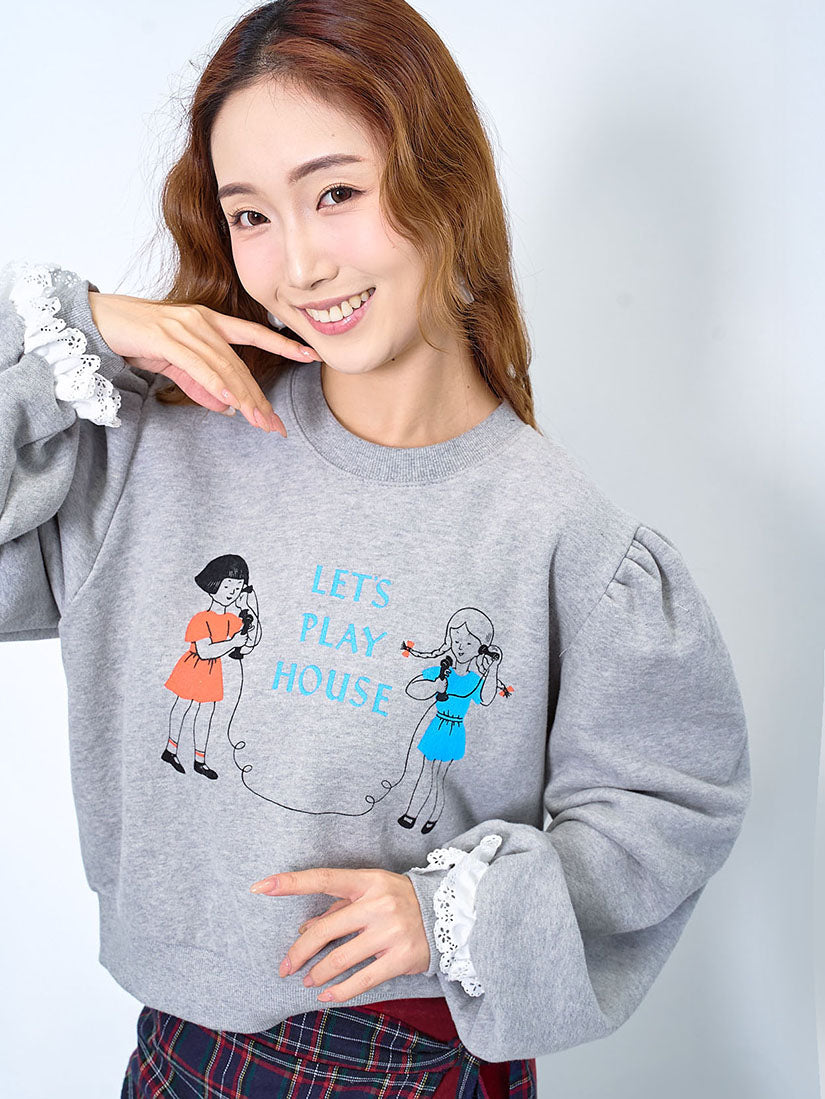 'Let's Play House' Sweatshirt (2 Colours)