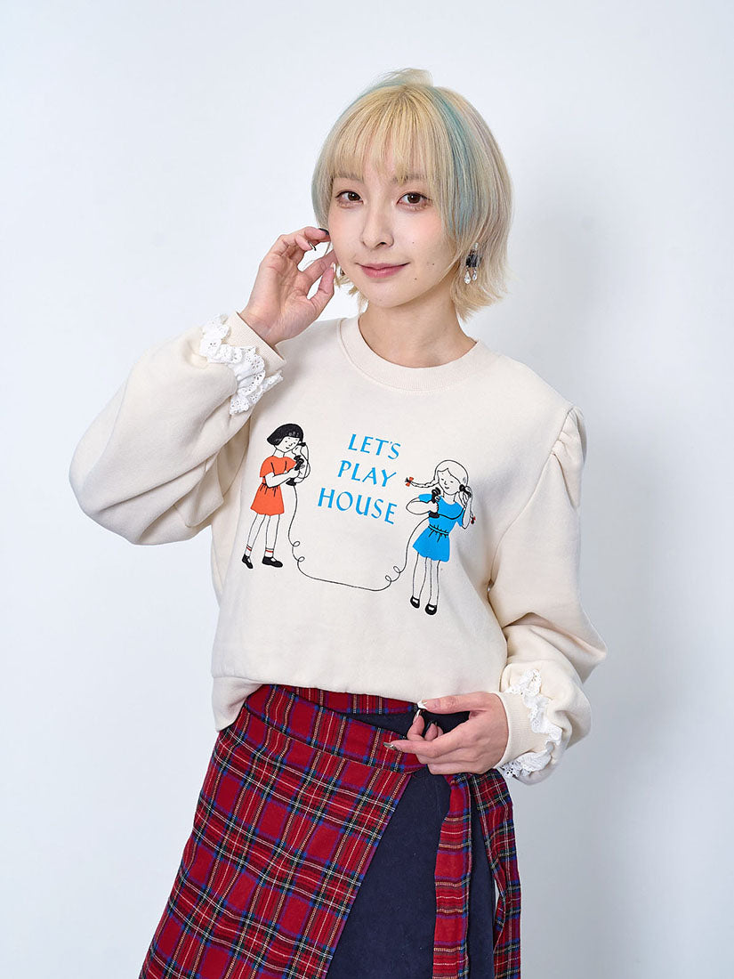 'Let's Play House' Sweatshirt (2 Colours)