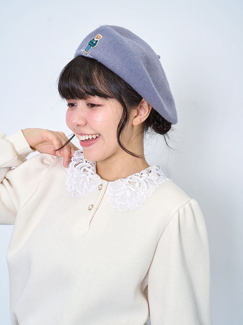 Lace Collar Sweatshirt (2 Colours)