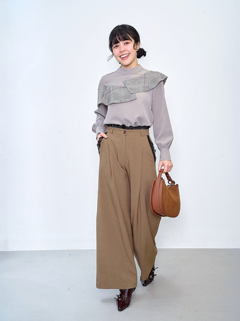 Side-Lace Trousers (2 Colours)