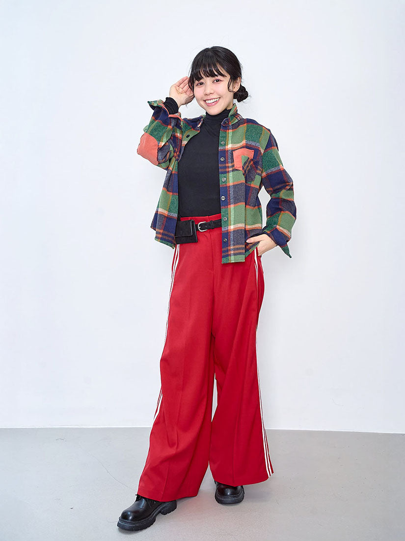 Crimson Stride Pants