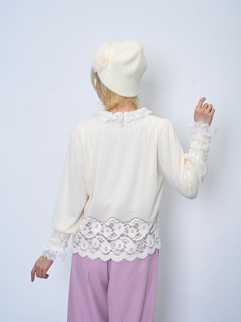 Chiffon Ruffle Neck Top (2 Colours)