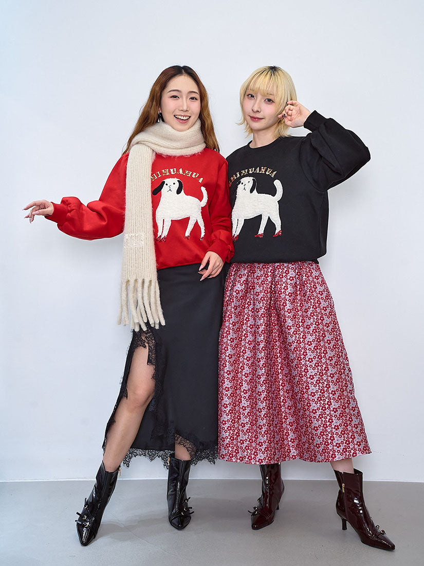 A Furry Puppy Sweatshirt (2 Colours)