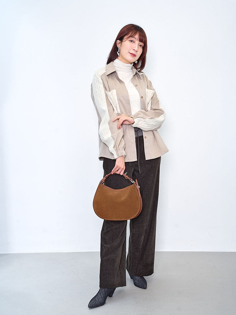 Cable Knit Pocket Shirt (2 Colours)