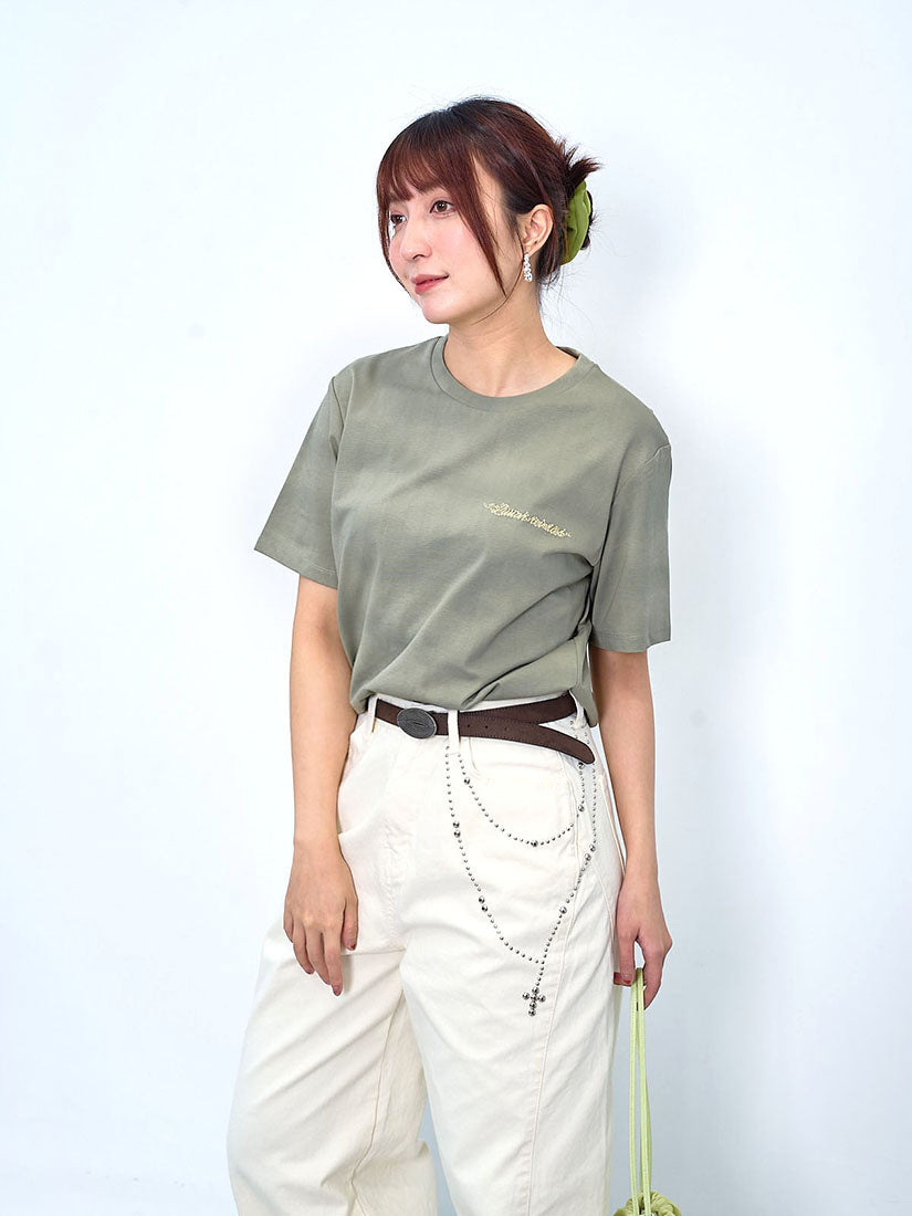 Oval Buckle Suede Belt (2 Colours)