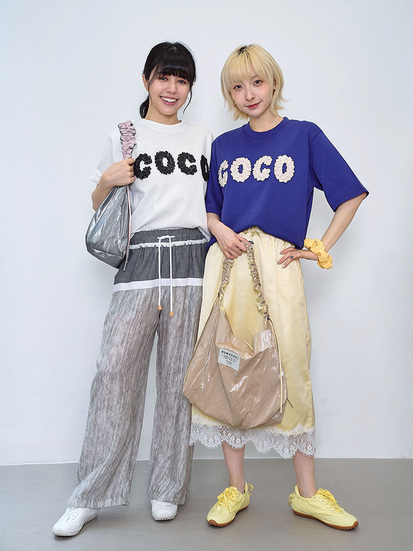 Floral Applique Coco Tee (2 Colours)