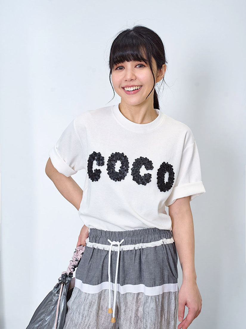 Floral Applique Coco Tee (2 Colours)