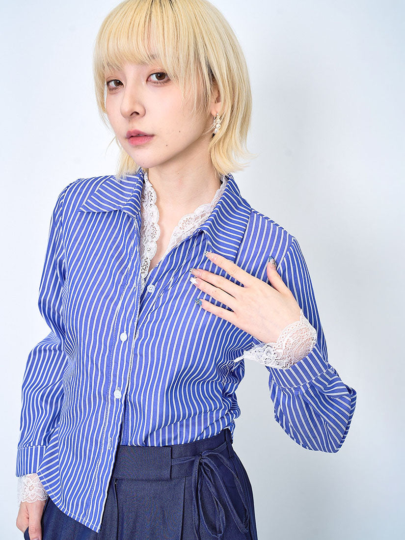 Fitted Lace Shirt (2 Colours)