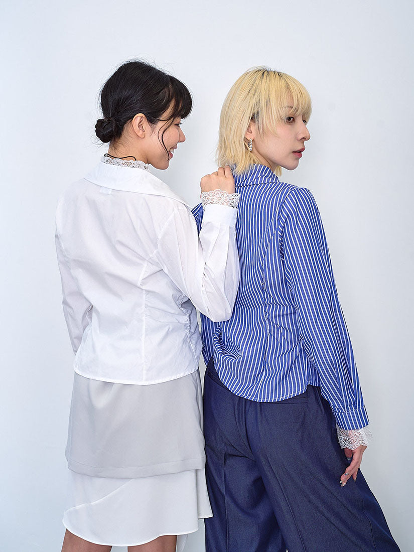 Fitted Lace Shirt (2 Colours)