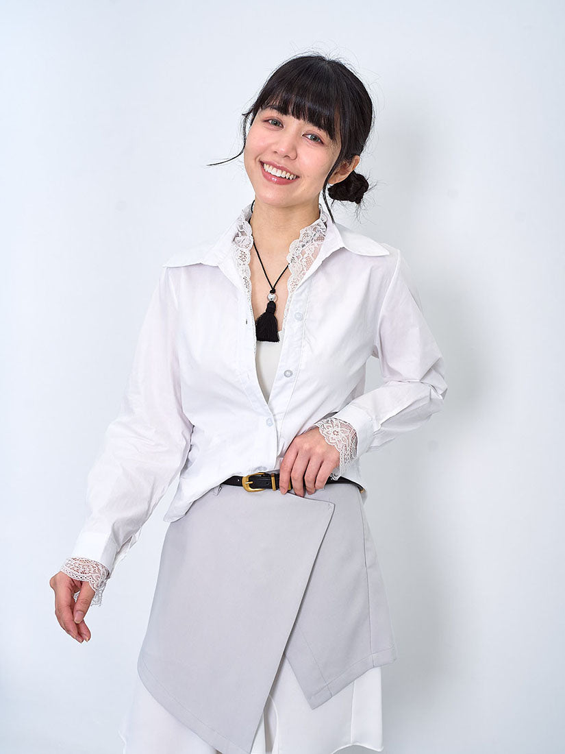 Fitted Lace Shirt (2 Colours)