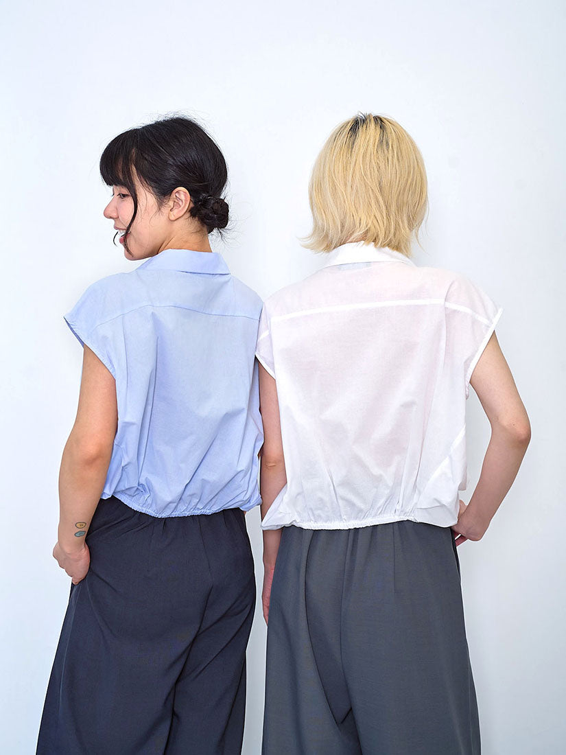 Tie Printed Vest Shirt (2 Colours)
