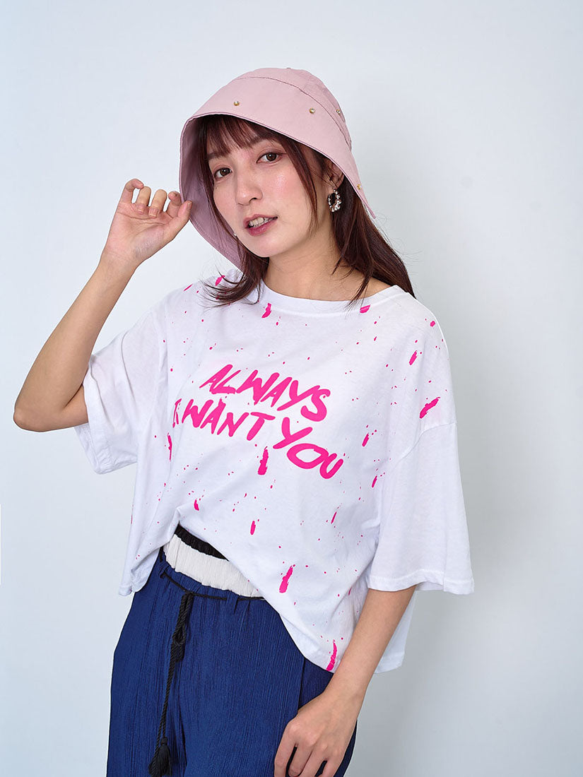 'Always I Want You' Paint Drips Tee (3 Colours)