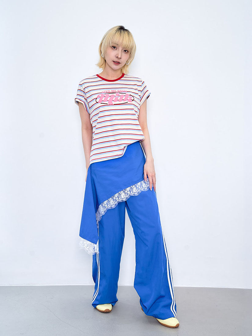 'Milk' Striped Tee (2 Colours)