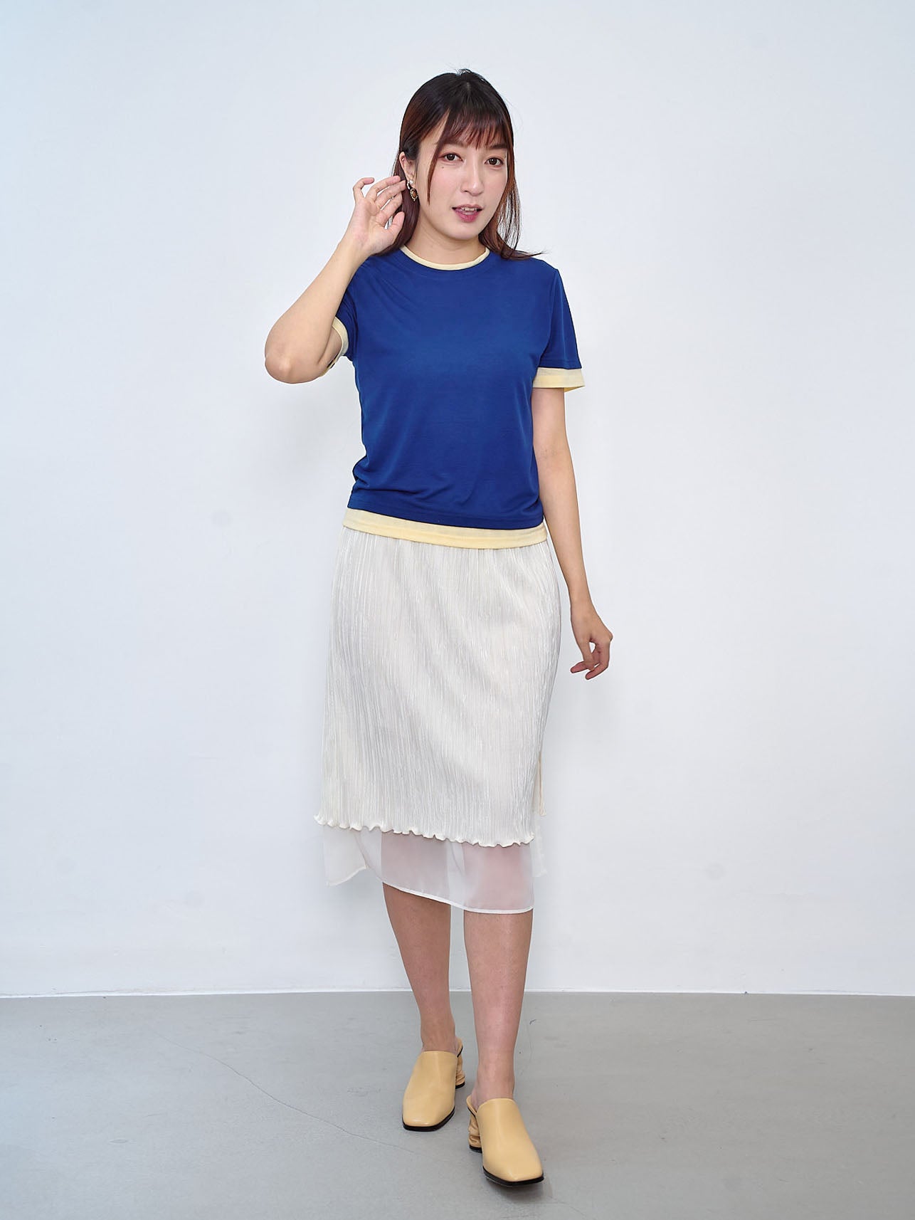Faux Double Soft Tee (2 Colours)