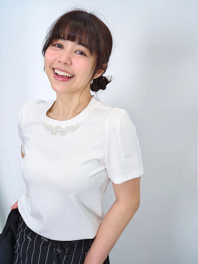 Pearl Necklace Tee (2 Colours)