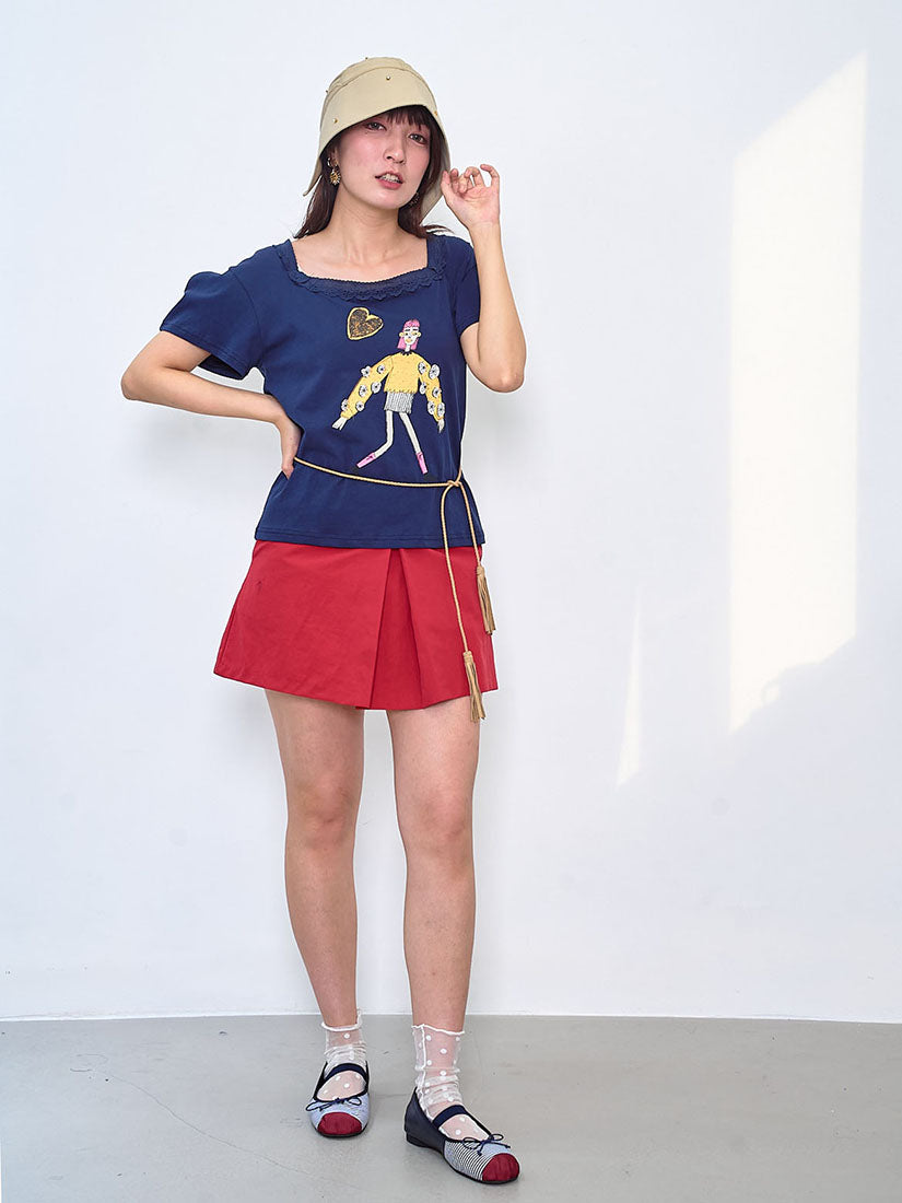 Box Pleat Skort (2 Colours)