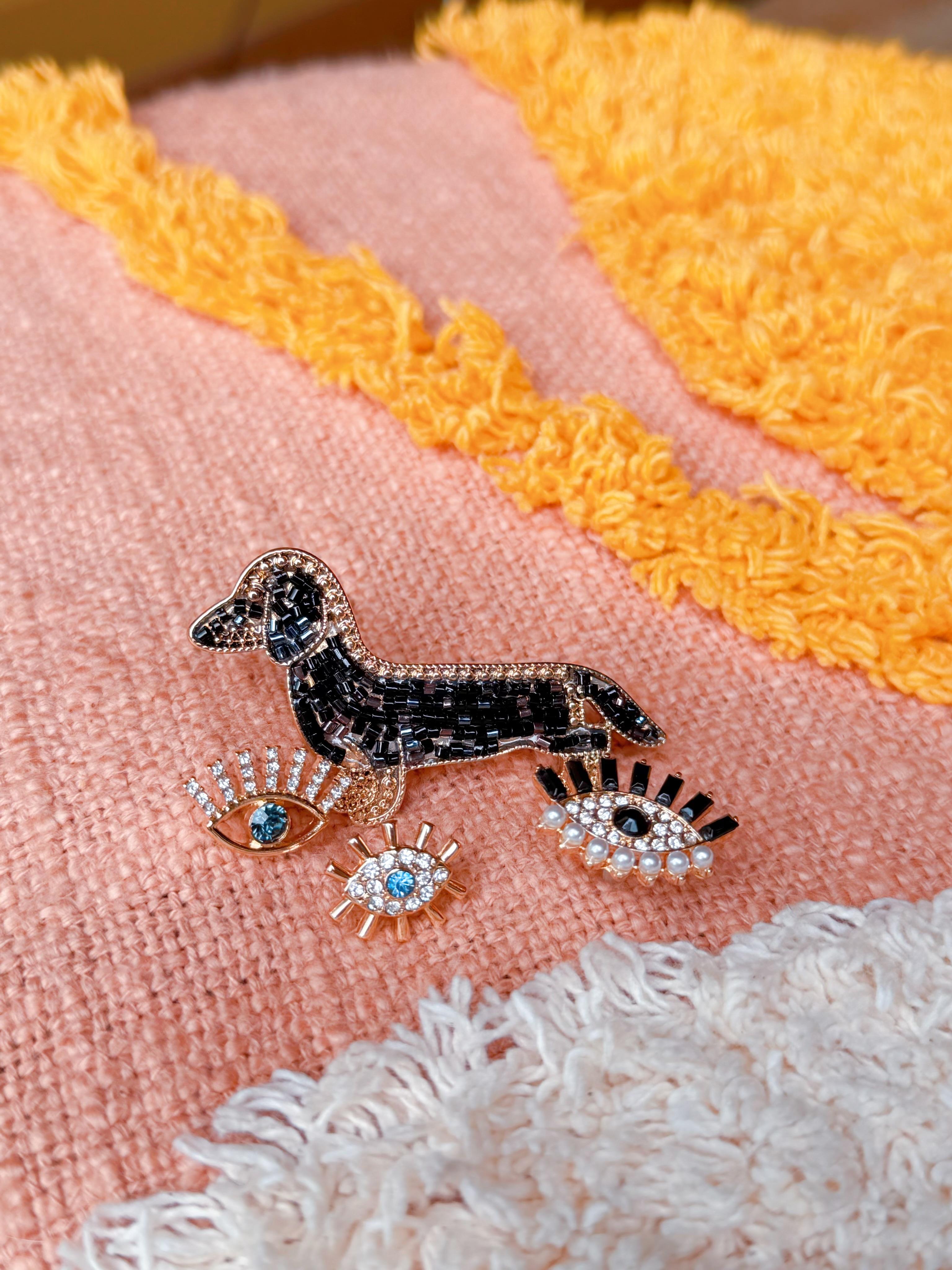 Dachshund Brooch