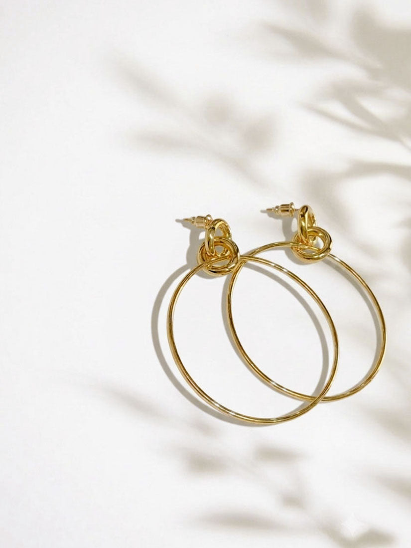 Hoop Drop Earrings (2 Colours)