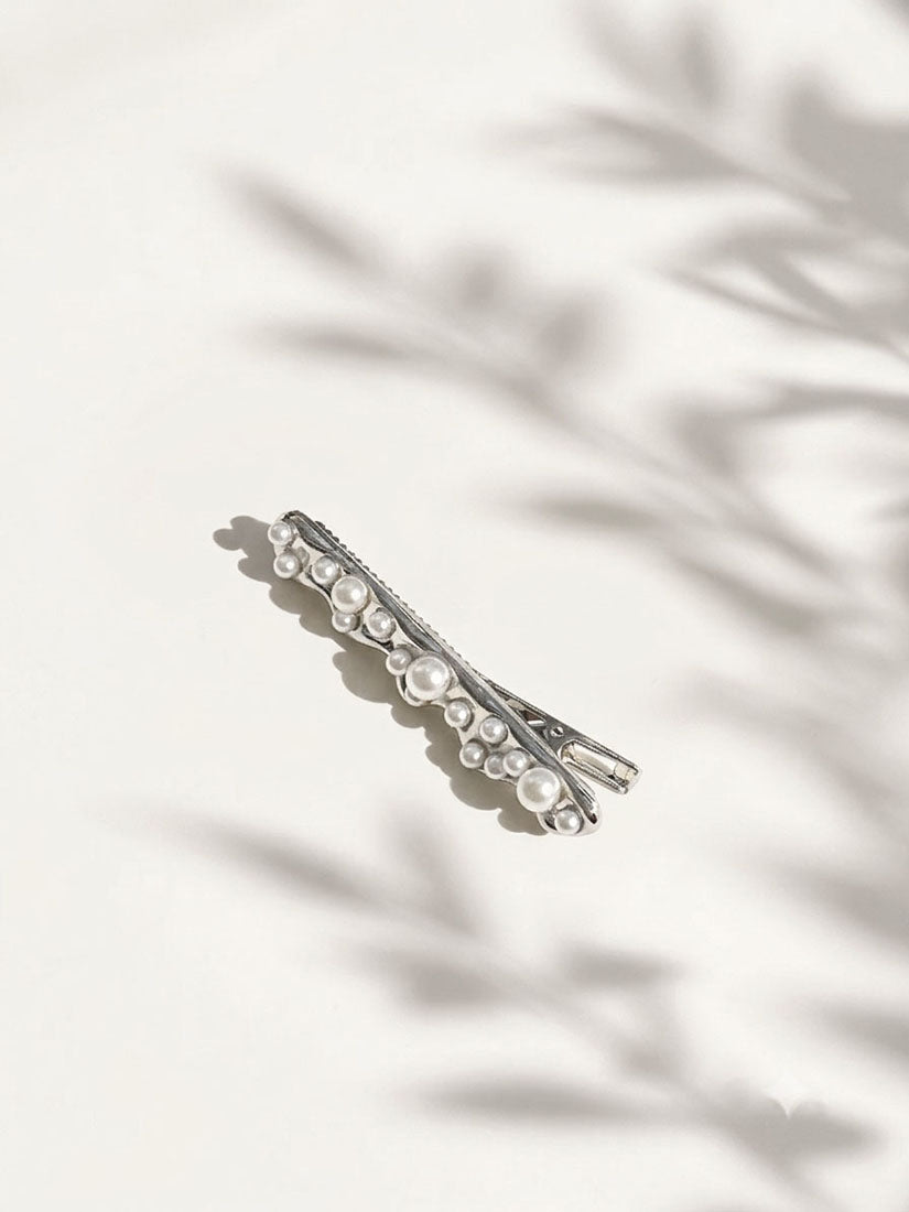 Pearl Metallic Hair Clip