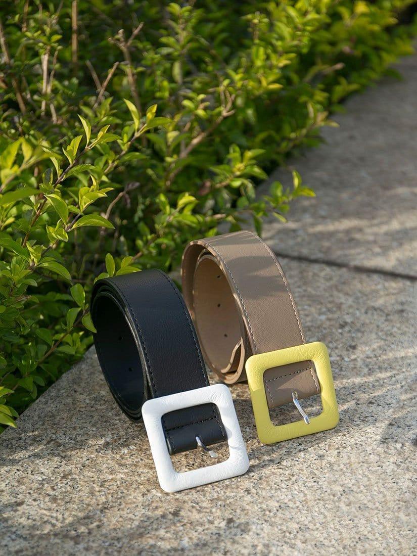 Real Leather Square Buckle Belt - WHY NOT? (4401740382282)