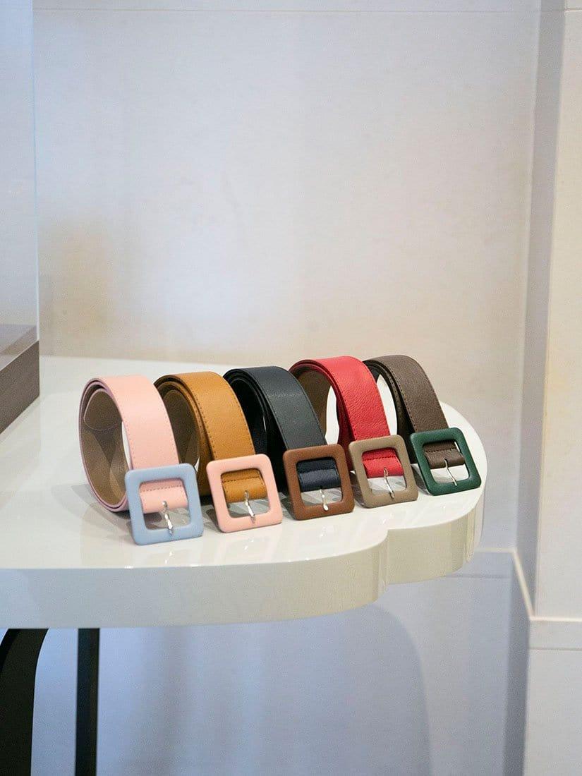 Real Leather Square Buckle Belt - WHY NOT? (4401740382282)