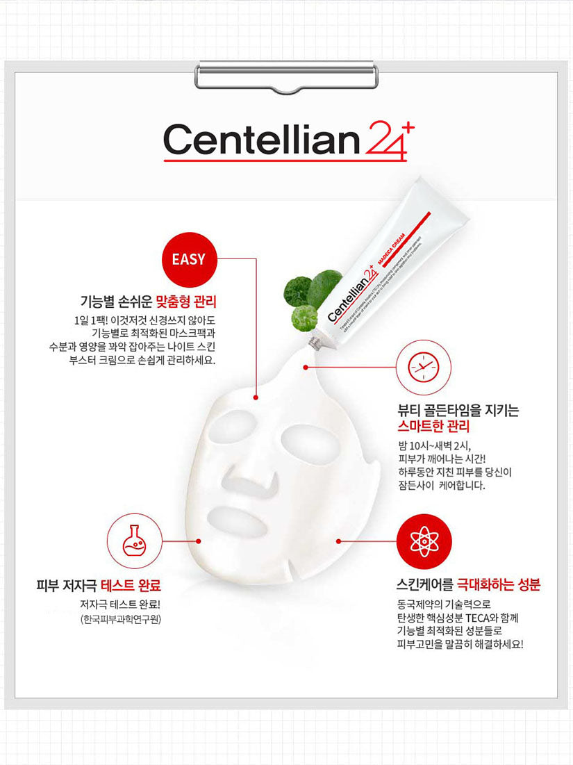 韓國 CENTELLIAN 24 特效抗敏煥白淡斑營養面膜 DERMA MASK Ⅲ Intensive Formula