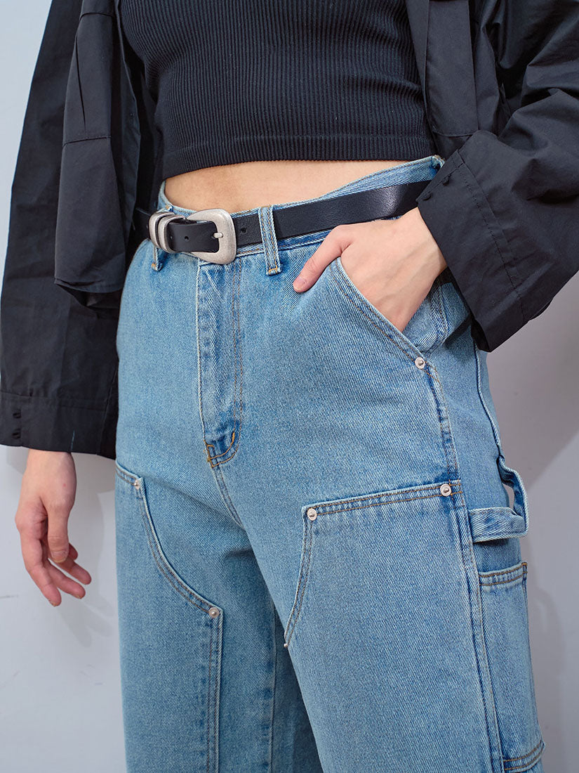 Patched Carpenter Jeans