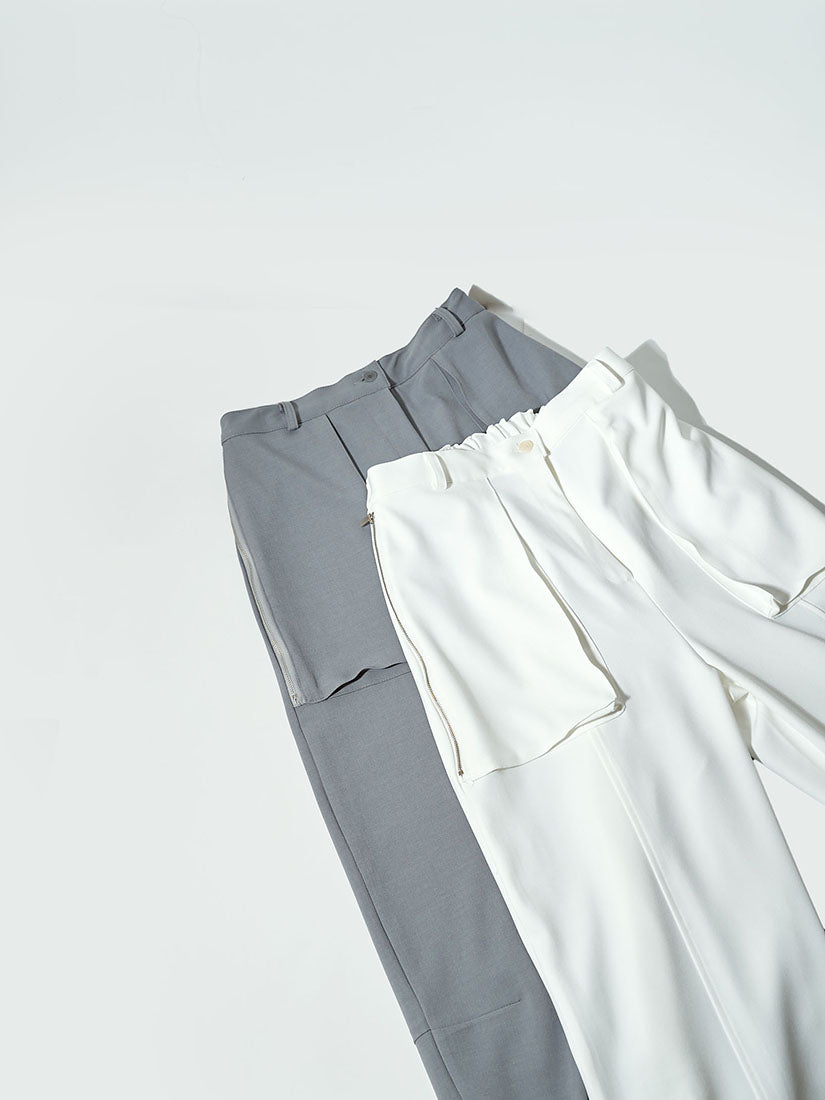 Zipper Bellows Pockets Pants (2 Colours)